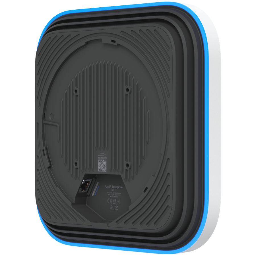 Ubiquiti E7-EU Enterprise-grade, indoor access point with 10-stream WiFi 7 performance, a 10 GbE uplink, and a redundant GbE port for high availability [3]