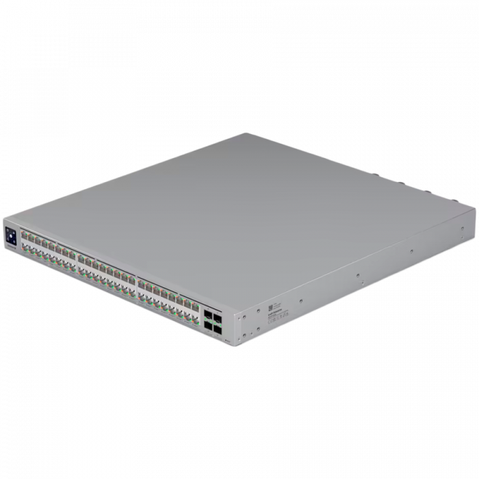 Ubiquiti network switch ECS-48-PoE-EU Enterprise-grade 48-port, Layer 3 Etherlighting PoE+++ switch with high-capacity 10 GbE RJ45 and 25G SFP28 connections for high availability system design; (32) 1 [4]