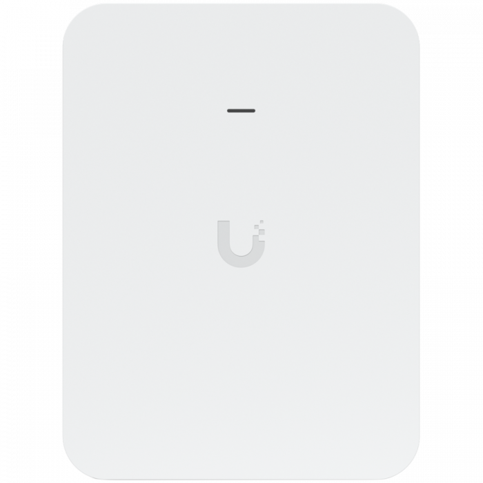 Ubiquiti U7-Pro-Wall mounted WiFi 7 AP with 6 spatial streams and 6 GHz support tailored for home builders with seamless installation options [1]