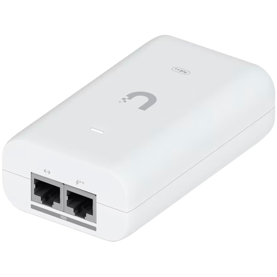 Ubiquiti UniFi UACC-PoE++-10G-EU 10G PoE++ Adapter (60W), can power UniFi PoE++ devices, reduce dependency on PoE switch power, and provide a Multi-Gigabit LAN connection [4]
