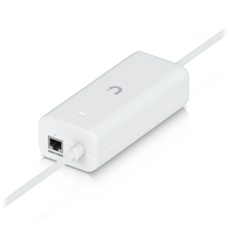 Ubiquiti UniFi UACC-PoE+-USBC AC adapter with PoE+ up to 30W for UniFi Cloud Gateway, secure and flexible mount [3]