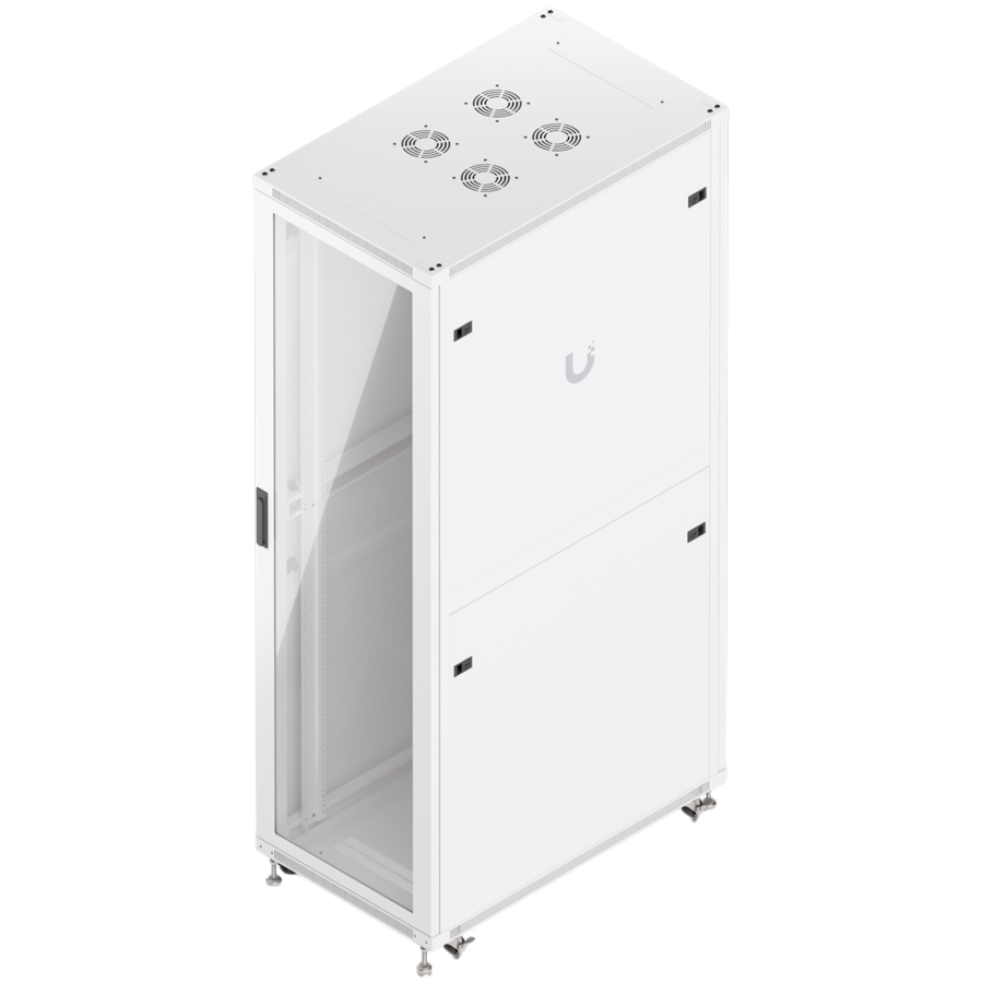 UBIQUITI UniFi UACC-Rack-42U-1000-G 42U Rack Cabinet Fully assembled floor rack with built-in fans, removable panels, and lockable casters, engineered for optimal airflow, heavy-duty stability, and ea [4]