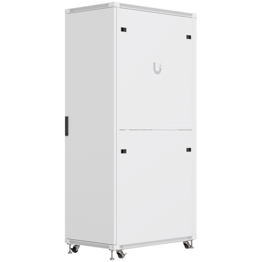 UBIQUITI UniFi UACC-Rack-42U-1000-G 42U Rack Cabinet Fully assembled floor rack with built-in fans, removable panels, and lockable casters, engineered for optimal airflow, heavy-duty stability, and ea [3]