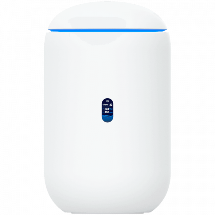Ubiquiti UniFi UDR7 Dream Router 7 Desktop 10G Cloud Gateway with integrated WiFi 7, PoE switch, microSD storage, and full UniFi application support, 10G SFP+ and (1) 2.5 GbE RJ45 WAN port, 64 GB micr [1]