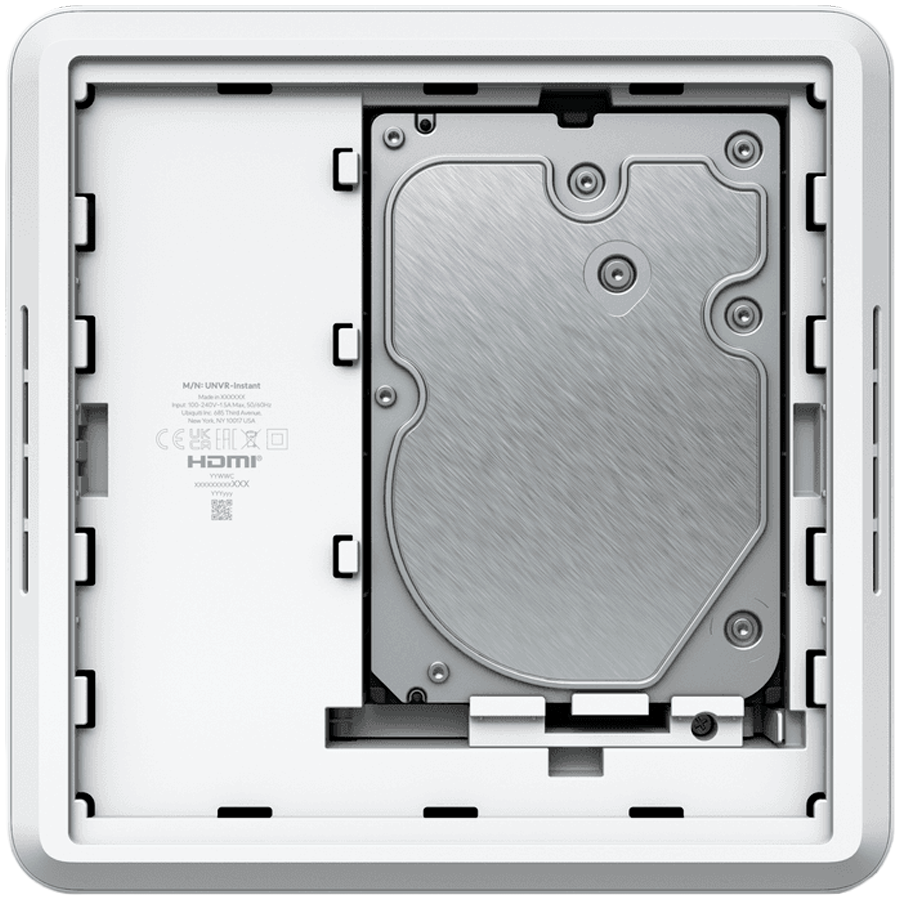 Ubiquiti UniFi UNVR-Instant-KIT-EU Compact Protect NVR Kit, includes (1) UniFi Protect NVR Instant with (4) G5 Turret Ultra cameras and (1) 1TB HDD, delivering an all-in-one solution for fast and effo [4]