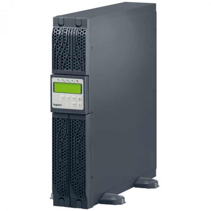 UPS Legrand DAKER DK + Tower/Rack, 6000VA/6000W, On Line Double Conversion, Sinusoidal, PFC, USB & RS232 port, 8x IEC C13 & 2x IEC C19&Terminal cage, batteries 20x 12V 5Ah, 60 kg, (Optional Kit Rack 3 [1]