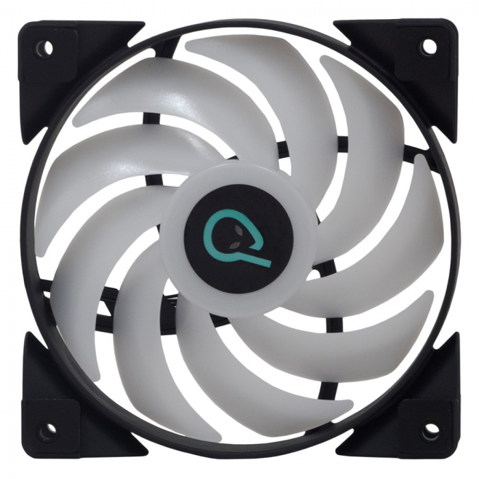 Ventilator Spacer PC Silent 120x120x25 mm SPFC-120-3P-RGB, posibilitate conectare fan hub, rulment hydraulic, 39CFM, conector 3-pin [2]