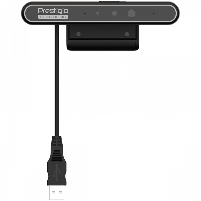 Prestigio Solutions Video Conferencing Windows Hello Camera: FHD, 2MP, 2 mic, 1m (Range), Connection via USB 3.0 [2]
