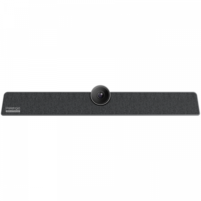 Prestigio Solutions Video Conferencing Collaboration Bar Alpha: UHD, 12MP, 6 mic, 8m (Range), Connection via USB Type-C or AUX [3]