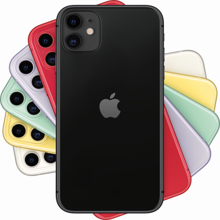 2ND LIFE APPLE iPhone 11 (6.10'',828x1792,128GB,iOS,Lightning,BT,HSPA+,DC-HSDPA,FDD-LTE,TD-LTE EV-DO Rev. A) Black, USED [5]