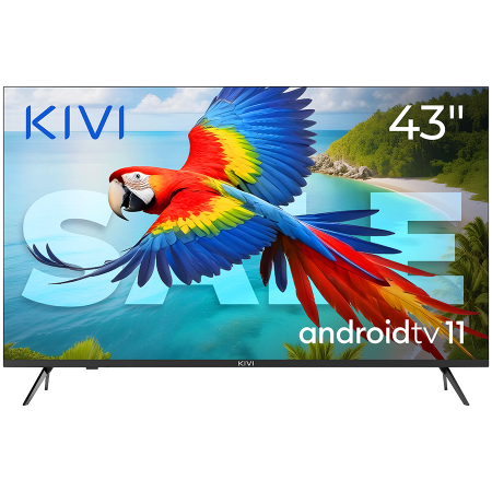 Monitoare & TV & Proiectoare - 43', UHD, Android TV 11, Black, 3840x2160, 60 Hz, Sound 2x12W, 53 kWh/1000h , BT5.1, HDMI ports 4, 24 months