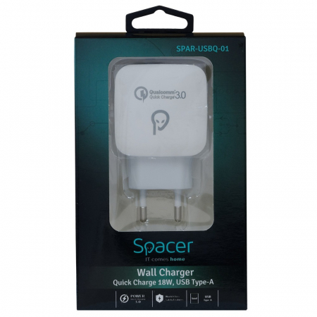 INCARCATOR retea SPACER Quick Charge 3.0 18W [2]