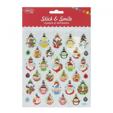 Stickere decorative - ABTIBILD - AB608 GLOBURI LIPESTE SI ZAMBESTE DACO