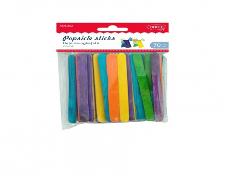 Articole creative - ACCESORII CRAFT - AD362 BETISOARE DE-NGHETATA COLORATE DACO