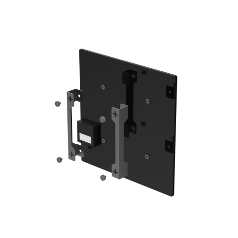 AENO Premium Eco Smart Quadro Wall Heater, 500W, 50x50 cm., Tempered glass, Infrared+convection heating type, LED display Plug type: Europe (E/F type), BLACK, , Made in Poland [3]