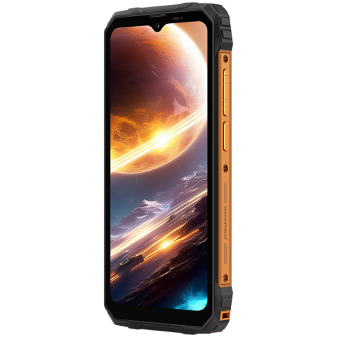 Blackview FORT1 LTE 6.56-inch HD+ 1612x720 90Hz 6+256GB Unisoc T615 Octa-Core 1.8GHz 8MP Front 16+2MP Rear NFC MIL-STD-810H 10000mAh Fingerprint Android 15 Orange [2]