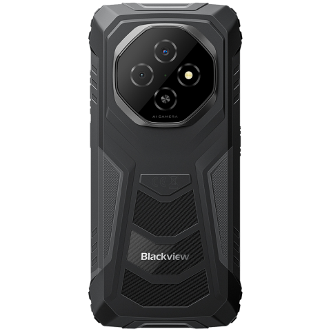 Blackview FORT1 LTE 6.56-inch HD+ 1612x720 90Hz 6+256GB Unisoc T615 Octa-Core 1.8GHz 8MP Front 16+2MP Rear NFC MIL-STD-810H 10000mAh Fingerprint Android 15 Black [4]