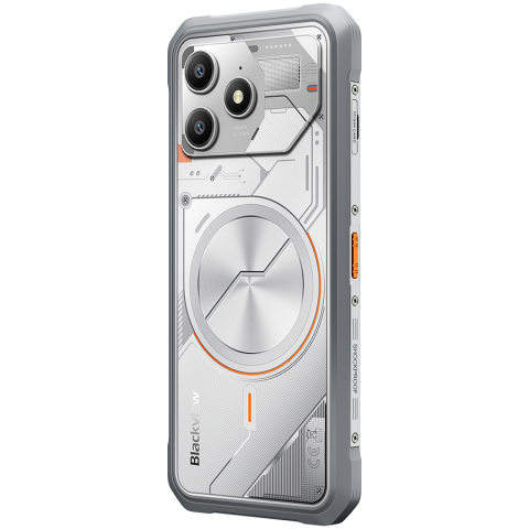 Blackview FORT100 LTE 6.56-inch HD+ 1612x720 90Hz 8+128GB MT Helio G81 Octa-Core 2.0GHz 13MP Front 16MP Rear NFC MIL-STD-810H 5000mAh Fingerprint Android 16 Lunar White [6]