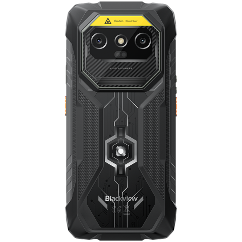 Blackview ROCK 1 Pro LTE 6.56-inch HD+ 1612x720 90Hz 8+256GB MT Helio G81 Octa-Core 2.0GHz 13MP Front 16+20MP Rear BARCODE SCANER NFC MIL-STD-810H 15000mAh Fingerprint Android 16 Black [6]