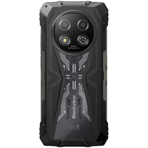 Blackview ROCK 2 5G 6.67-inch HD+ 1640x720 120Hz 12+256GB Unosoc T8100 Octa-Core 2.2GHz 13MP Front 16MP Rear NFC FG MIL-STD-810H 15000mAh Fingerprint Android 16 Black [4]