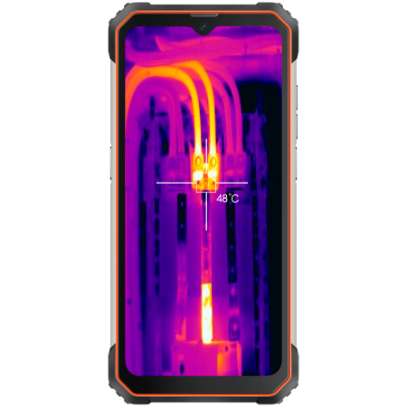 Telefoane Mobile - Blackview Rugged BL8800 Dual 5G Pro 6.58" FHD+IPS 1080x2408 8GB/128GB, MT6833V Octa-core 2.2GHz, 16MP Front/5MP+50MP Back Camera FLIR thermal camera Battery 8380mAh Type-C Android 11 Fingerprint Dual 