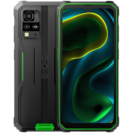 Telefoane Mobile - Blackview Rugged BV4800SE LTE 6.56" HD+IPS 720x1612 90Hz 4Gb+64Gb UMS9320E Octa-Core 1.8GHz CAM Front 8MP Rear 16MP+2MP NFC 5100mAh NO Charger Android 15 Green
