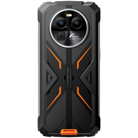 Blackview Rugged BV8100 6.5inch FHD+ IPS 1080*2400 120Hz Gorilla Glass 5, MT6789 8/256GB 32MP; Rear 50MP/13MP/VGA 8800mAh, 45W fast charging NFC, IP68 & IP69K & MIL-STD-810H, Android 14 Orange [2]