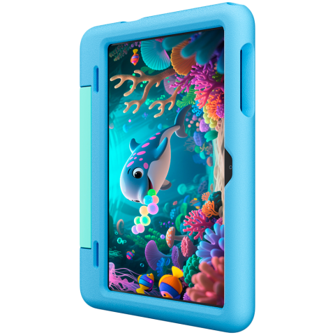 Blackview Tab 20 Kids WiFi 10.1-inch 800x1280 HD 60Hz Unisoc Tiger T310 2Hz 4GB + 64GB 6600mAh Cam 5MP/8MP WiFi5 Android 15 Bubble Blue [2]