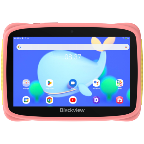 Notebook & Tablet - Blackview Tab 3 Kids, Blue, 7-inch HD 1024x600, 7731E Quad-core 1.3GHz, Front 0.3MP; Rear 2MP Camera, 2GB/32GB, 3280mAh battery, NO Charging Doke 3.0 Go (Android 13), WiFi version, 802.11 b/g/n(2.4GHz