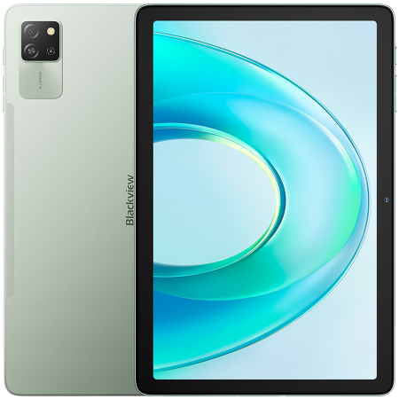 Notebook & Tablet - Blackview Tab 60 Pro LTE 4GB/128GB, 10.1-inch HD+ 800x1280 IPS LCD, Octa-core T606 1.6GHz, 5MP Front/8MP Back Camera, Battery 7000mAh, USB Type-C, Android 14, SD card slot, Green
