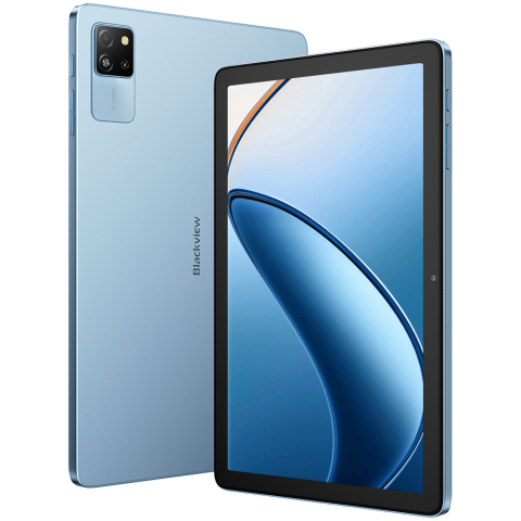 Notebook & Tablet - Blackview TAB60 WiFi6 10.1-inch HD+IPS 800x1280 60Hz 4GB/128GB A523 Octa-core 1.8GHz Camera Front 5MP Rear 8MP 5100mAh NO Charger Android 15 Sunny Sky Blue