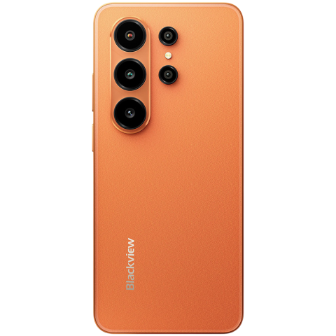 Blackview WAVE 10 LTE 6.88-inch HD IPS 720x1640 120Hz 8+128GB Unisoc UMS9230E Octa Core 1.6GHz CAM 13MP/32MP Face ID Fingerprint 5000mAh No Charger Android 16 Sunset Orange [4]