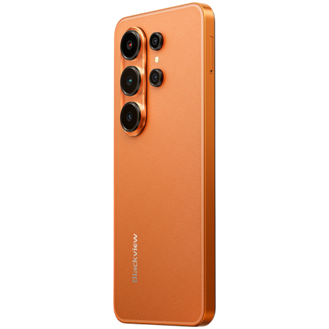 Blackview WAVE 10 LTE 6.88-inch HD IPS 720x1640 120Hz 8+128GB Unisoc UMS9230E Octa Core 1.6GHz CAM 13MP/32MP Face ID Fingerprint 5000mAh No Charger Android 16 Sunset Orange [5]