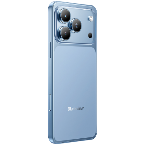 Blackview WAVE 7C LTE 6.56" LTE HD IPS 720x1612 90Hz 4+128GB T310 Quad-core 2.0GHz CAM 13MP/32MP 5000mAh Android 16 Face ID Protective case Arctic Blue [4]