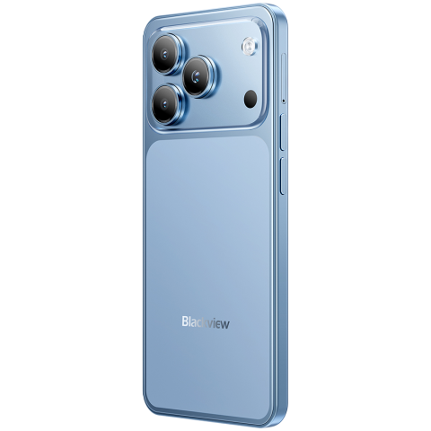 Blackview WAVE 7C LTE 6.56" LTE HD IPS 720x1612 90Hz 4+128GB T310 Quad-core 2.0GHz CAM 13MP/32MP 5000mAh Android 16 Face ID Protective case Arctic Blue [3]