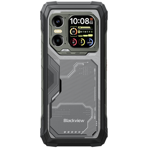 Blackview XPLORE 1 5G Rugged Phone 6.78-inch FHD 2460x1080 120Hz+2.01-inch 296x240 12+256GB MTK Dimensity 7050 octa-core 2.4Ghz Cam 50+64MP+20MP Night Vision 20000mAh NFC Gorilla Glass 5 Android 15 MI [4]