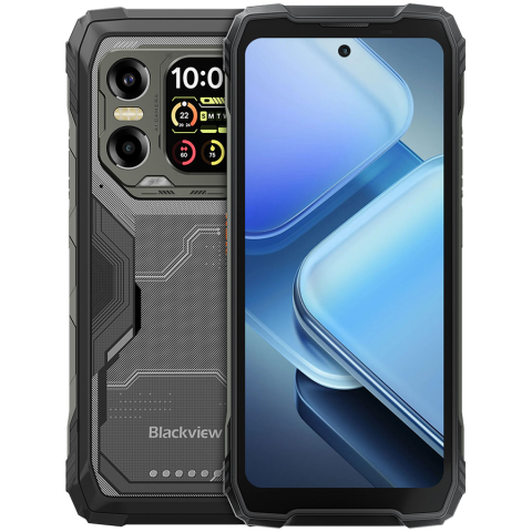 Telefoane Mobile - Blackview XPLORE 1X Rugged Phone 5G 6.78 inch FHD 2460x1080 120Hz + 2.01 inch 296x240 12/256Gb MT 7050 Octa-Core 2.4GHz 50MP Front 108+20MP Rear Cam Night vision WiFi6 NFC 10000mAh MIL-STD-810H Androi