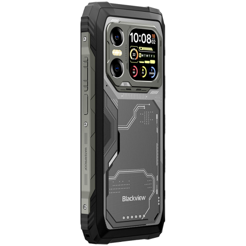 Blackview XPLORE 1X Rugged Phone 5G 6.78 inch FHD 2460x1080 120Hz + 2.01 inch 296x240 12/256Gb MT 7050 Octa-Core 2.4GHz 50MP Front 108+20MP Rear Cam Night vision WiFi6 NFC 10000mAh MIL-STD-810H Androi [6]
