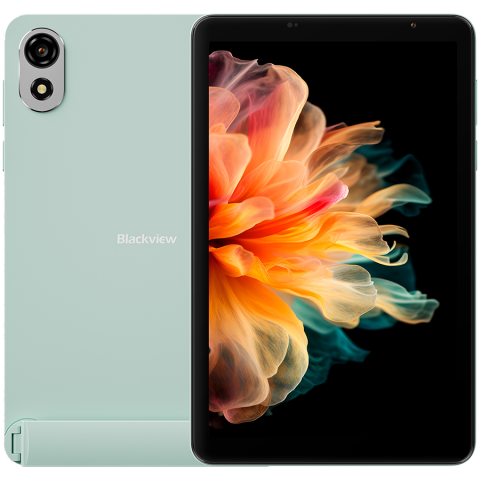 Notebook & Tablet - Blackview Zeno 1 LTE 4GB/64GB 8-inch HD IPS 800x1280 90Hz Unisoc T615 Octa-core 1.6GHz 8MP Front/8MP Back Camera Battery 6000mAh Type-C L1 NetflixHD TUV Android 15 Jungle Green
