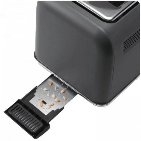 BUYDEEM 2 Slice Automatic Metal Toaster, model DT730E, color Ink Grey, EU [2]