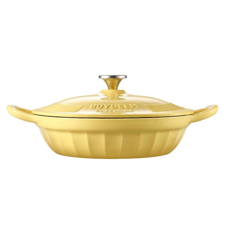 Desktop PC & Componente - BUYDEEM Enameled Cast Iron Dutch Oven, model CP581, color Mellow Yellow