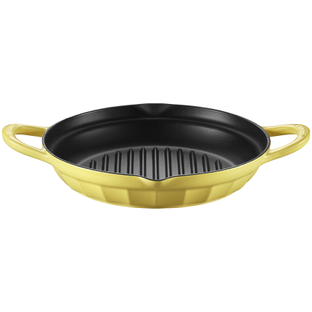 Desktop PC & Componente - BUYDEEM Enameled Cast Iron Grill Pan 26 cm, model CP553, color Mellow Yellow