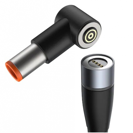 Cablu alimentare magnetic pentru seria Lenovo, Baseus, 100 W, USB C/DC, Negru, 2m [1]