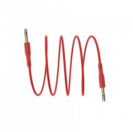 Cablu Audio Borofone, BL1 Jack 3.5 mm, 1M, Rosu [1]