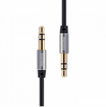 Cablu Audio Remax, Jack 3.5 mm Auxiliar, 1M, Negru [1]