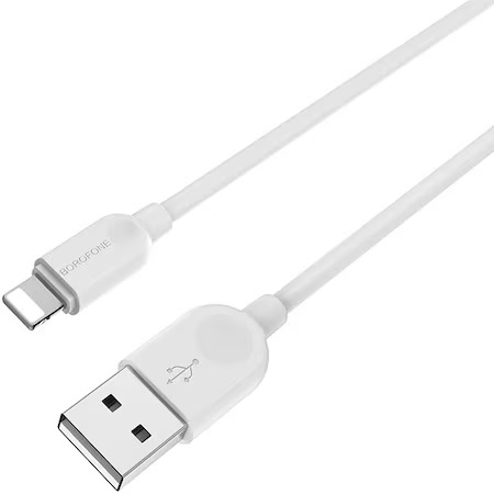 Telefoane & accesorii - Cablu de date Borofone BX14 LinkJet, 2m, Alb