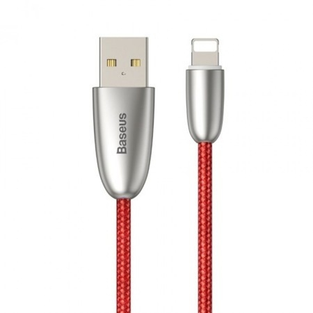 Cablu de date/incarcare Baseus, Torch Series Lightning 2M, 1.5 A, Rosu [2]