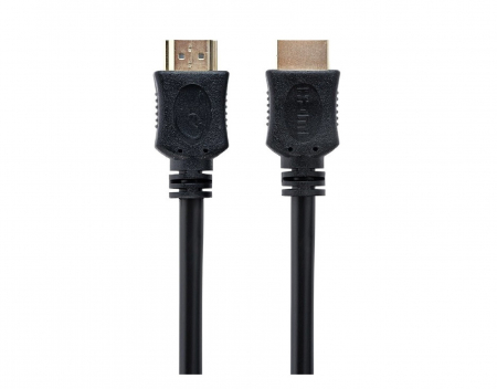 Cabluri - CABLU video SPACER, HDMI (T) la HDMI (T), 1m, conectori auriti, rezolutie maxima 4K (3840 x 2160) la 60 Hz, negru