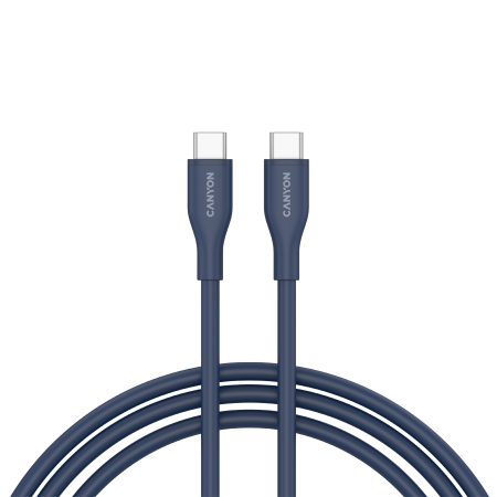 Cabluri - CANYON cable CC60SC10 C-C 60W 1m Silicon Dark blue