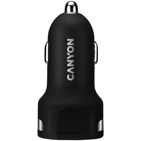 Accesorii PC - CANYON car charger C-04 2.4A/2USB-A Black